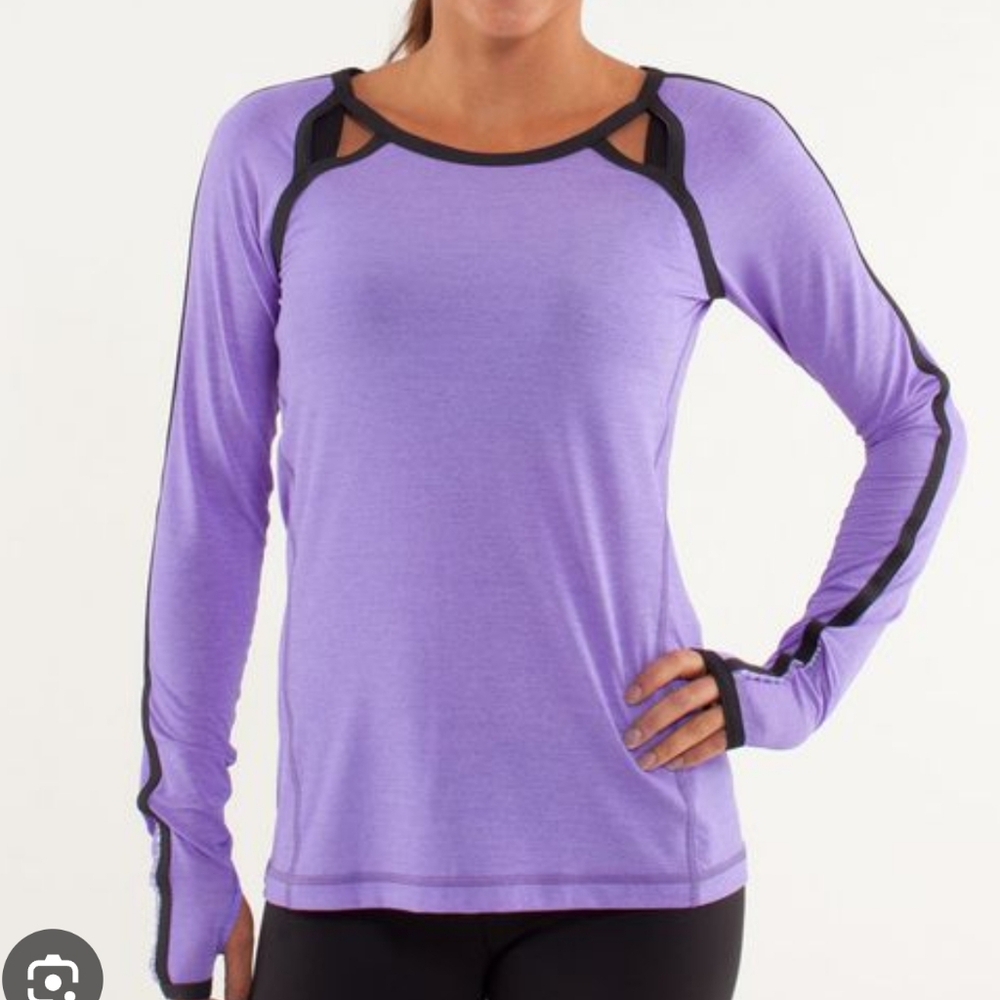 lululemon Purple Long Sleeve Women's Top